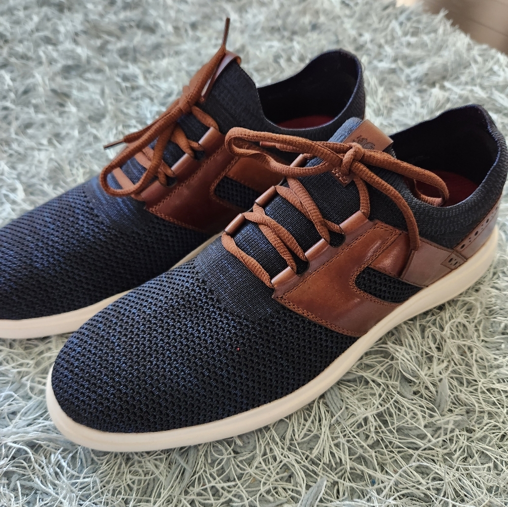 NWT Stacy Adam's Moxley Knit Lace Sneakers